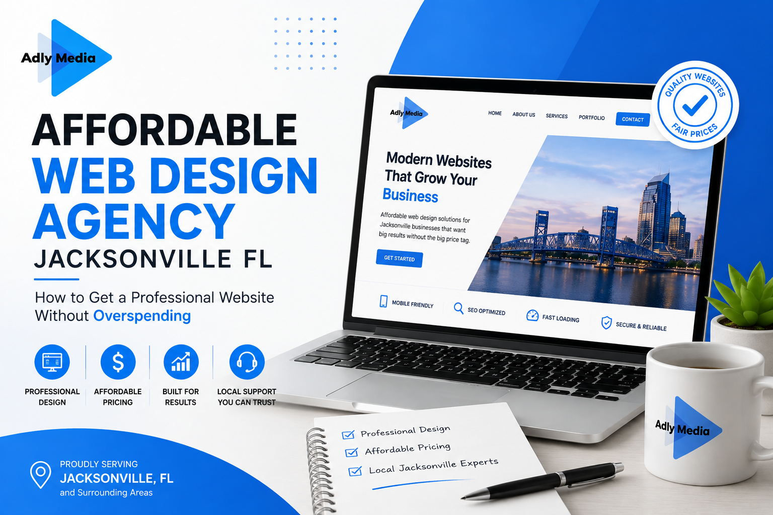 Affordable web design agency in Jacksonville FL for small businesses